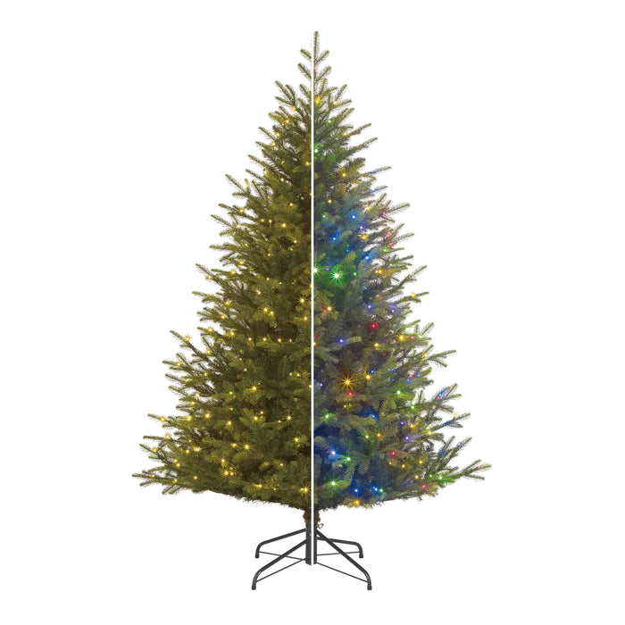 Black Box Kunstkerstboom Nestow - 147x147x230 cm - PVC|Polyethyleen - Groen - 620LED