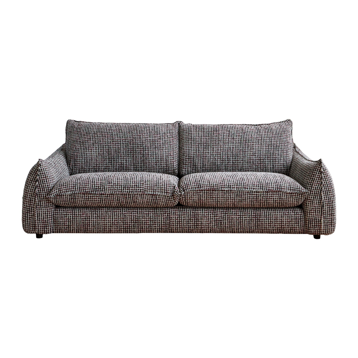 by fonQ Tovy 3-zitsbank - Chenille - Blackberry Melange