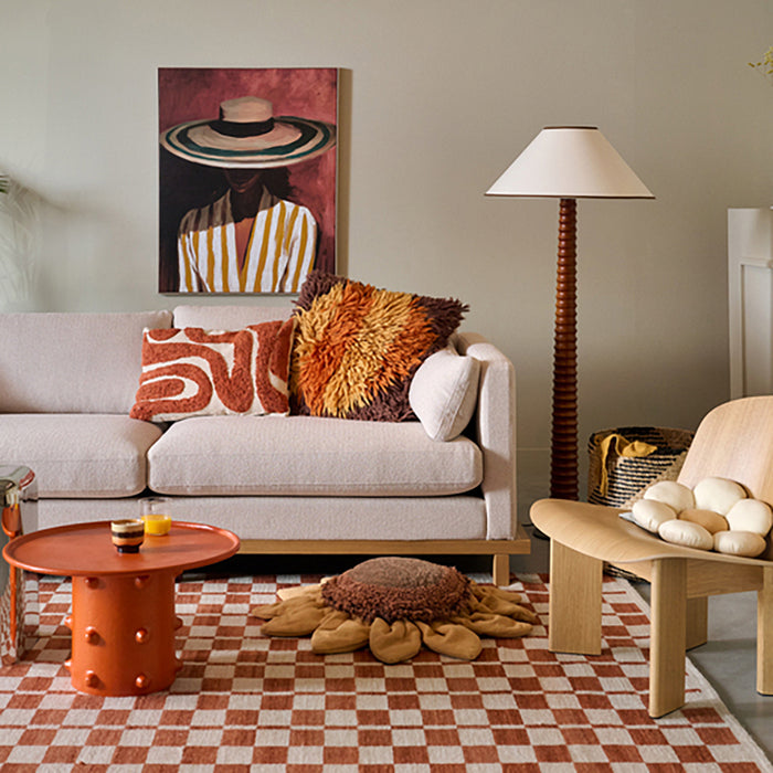 Lorena Canals Farm Vloerkussen - Zonnebloem