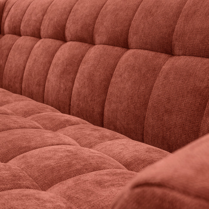 by fonQ Cubba 3-zitsbank - Wijnrood