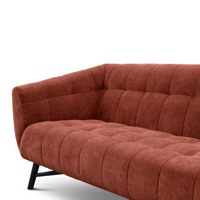 by fonQ Cubba 3-zitsbank - Wijnrood