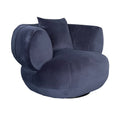 by fonQ Crown Fauteuil - Staalblauw / Effen