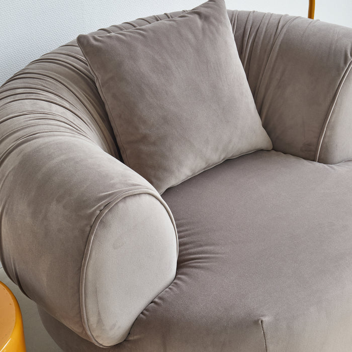 by fonQ Crown Fauteuil - Taupe / Effen