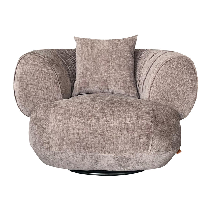 by fonQ Crown Fauteuil - Taupe / Structuur