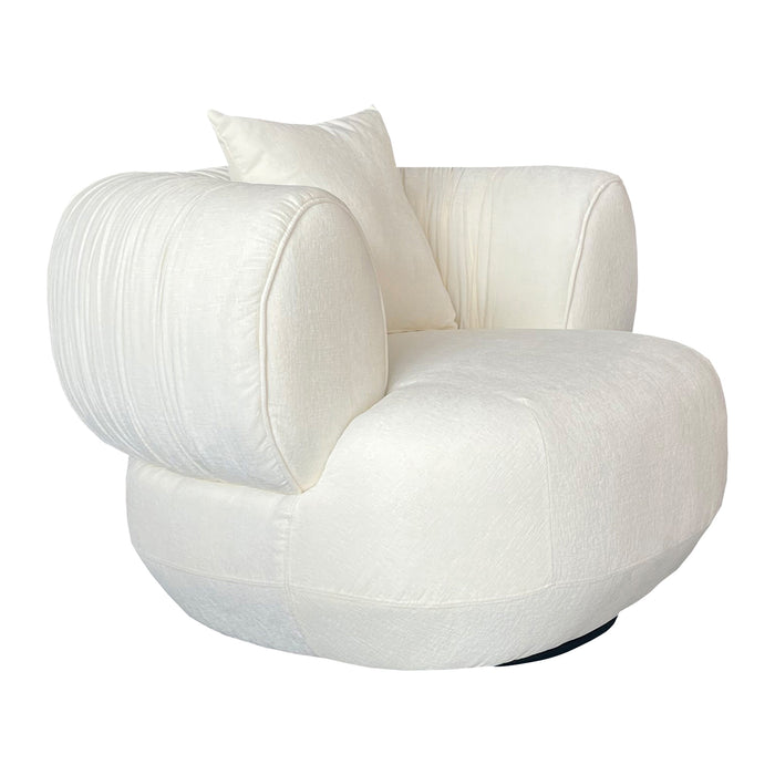 by fonQ Crown Fauteuil - Crème / Structuur