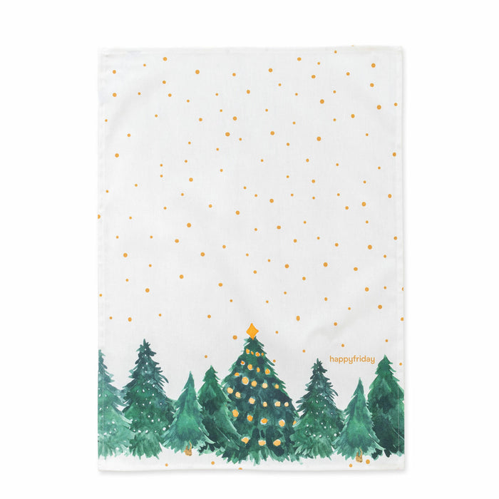 Sapin Keukenhanddoek 2 stuks 70x50 cm Xmas, Veelkleurig, 100% katoen, de kwaliteit van 200 Gr x m2