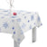 Snow crystal Tafelkleed Xmas, Veelkleurig, 100% polyester, de kwaliteit van 195 gr x m2
