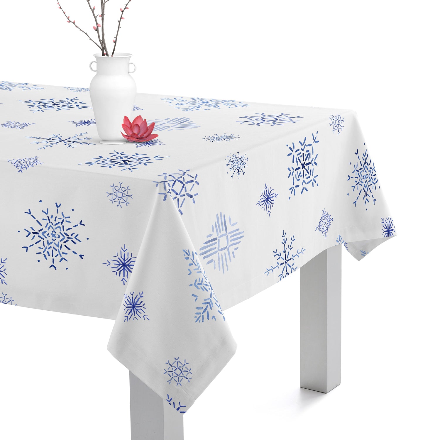 Snow crystal Tafelkleed Xmas, Veelkleurig, 100% polyester, de kwaliteit van 195 gr x m2