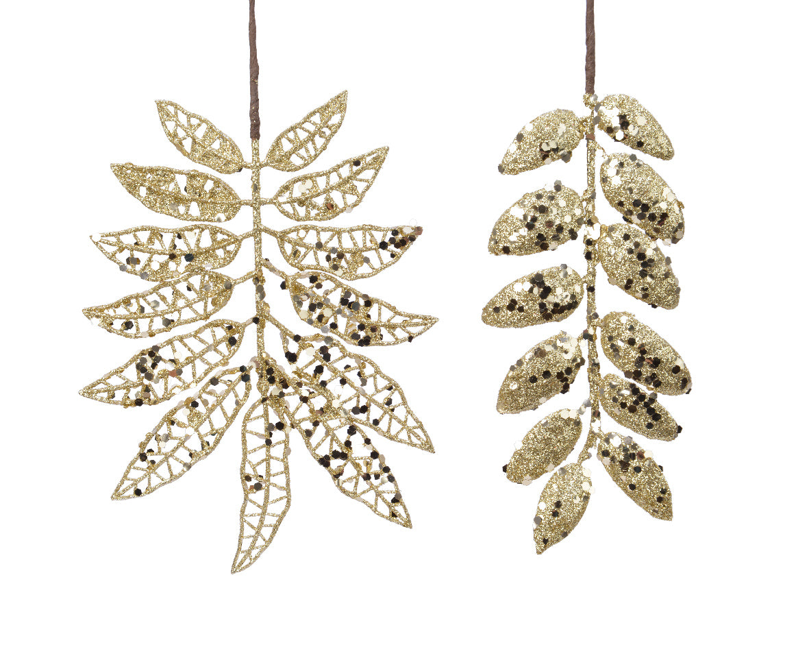 Decoris Tak plastic blad goud a2 2st