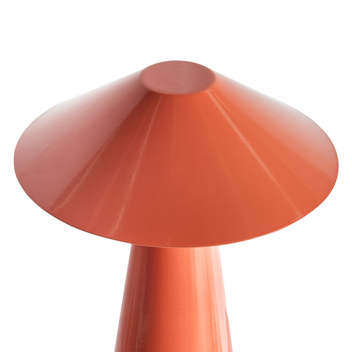 Beliani - APAYAO - Tafellamp - Rood - IJzer