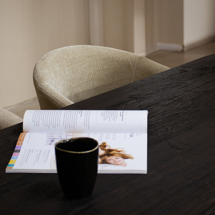 House Nordic Boavista Donkerbruin Eettafel 210 cm