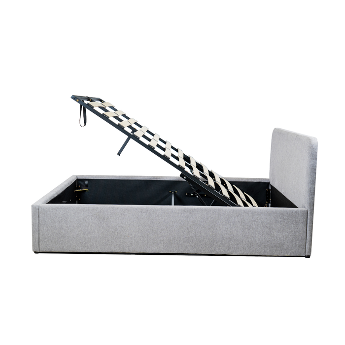 Calicosy - Bed met opbergruimte Livy - 205 cm - Grijs