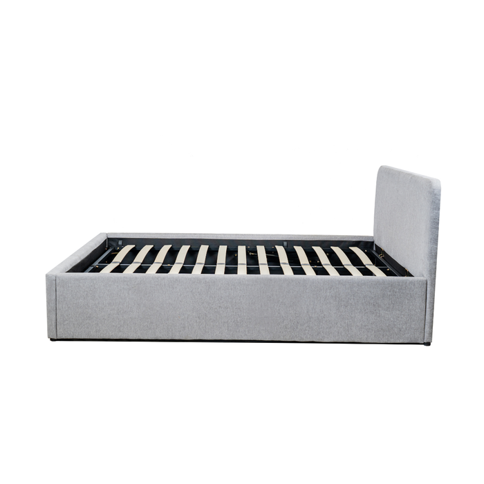 Calicosy - Bed met opbergruimte Livy - 205 cm - Grijs