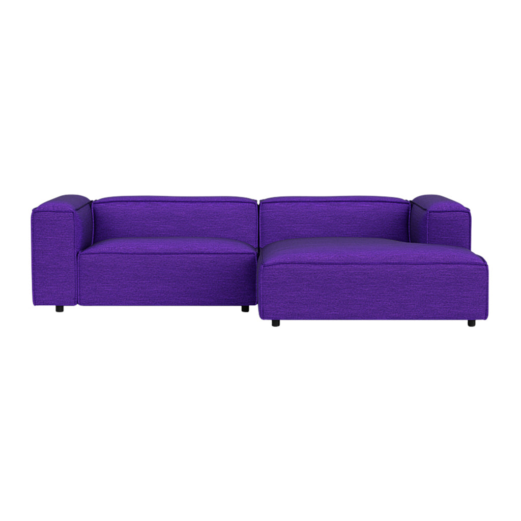 FÉST Dunbar Hoekbank met Chaise Longue - Steelcut Quartet / Purple