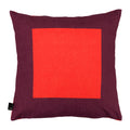 FÉST Square Sierkussen 45 x 45 cm - Burgundy