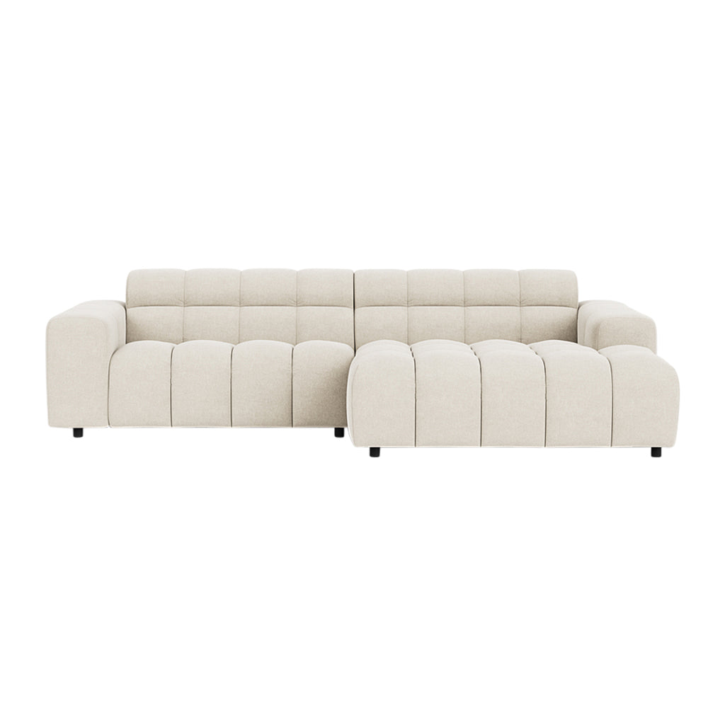 FÉST Dot Hoekbank met Chaise Longue  - Soil / Natural