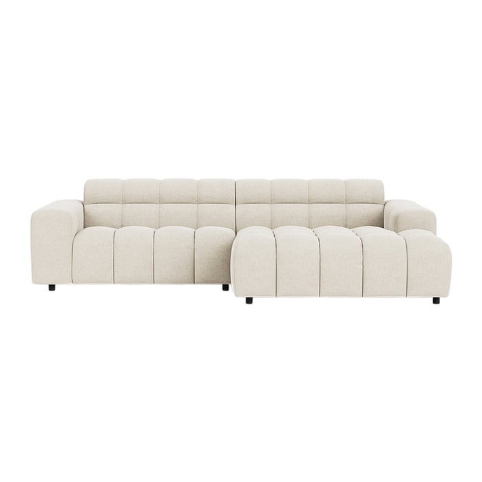 FÉST Dot Hoekbank met Chaise Longue  - Soil / Natural