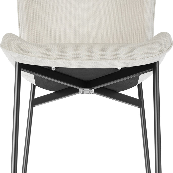 tectake® Gestoffeerde stoel Tessaper stuk