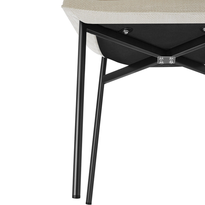 tectake® Gestoffeerde stoel Tessaper stuk