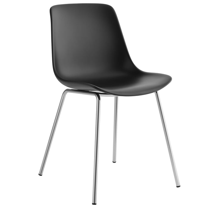 tectake® Kunststofstoelen Mave, ergonomisch, 120 kg - Set van 6