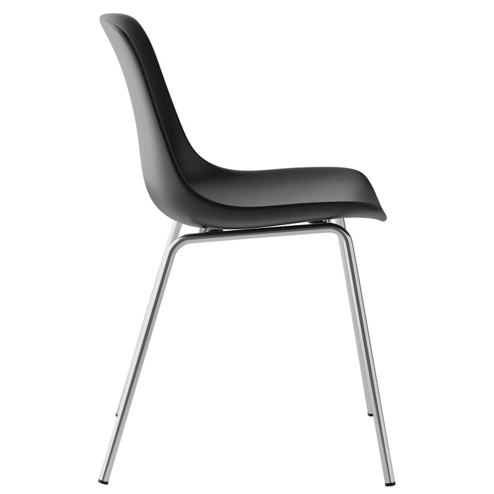 tectake® Kunststofstoelen Mave, ergonomisch, 120 kg - Set van 6