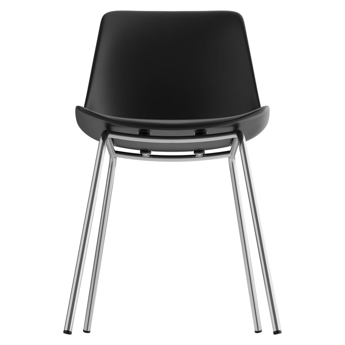 tectake® Kunststofstoelen Mave, ergonomisch, 120 kg - Set van 6