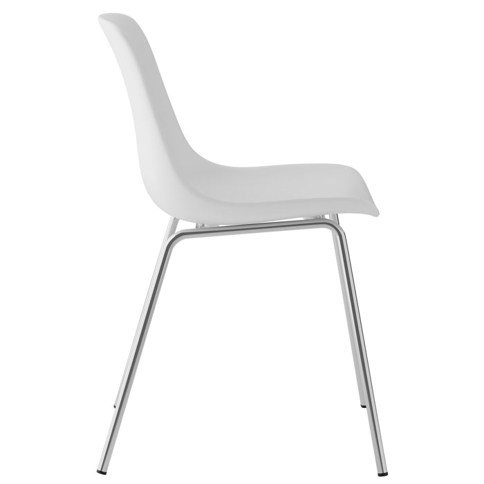 tectake® Kunststofstoelen Mave, ergonomisch, 120 kg - Set van 2