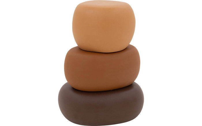 Goossens Bijzettafel Pebble, 73 x 55 cm