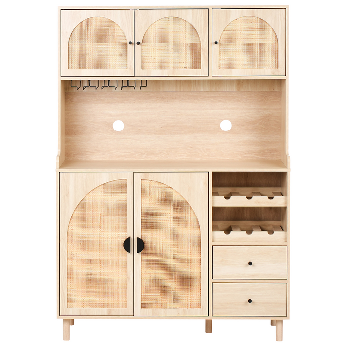 Beliani - CAMPBELLTON - Lichtbruin - Lichtbruin - Vezelplaat