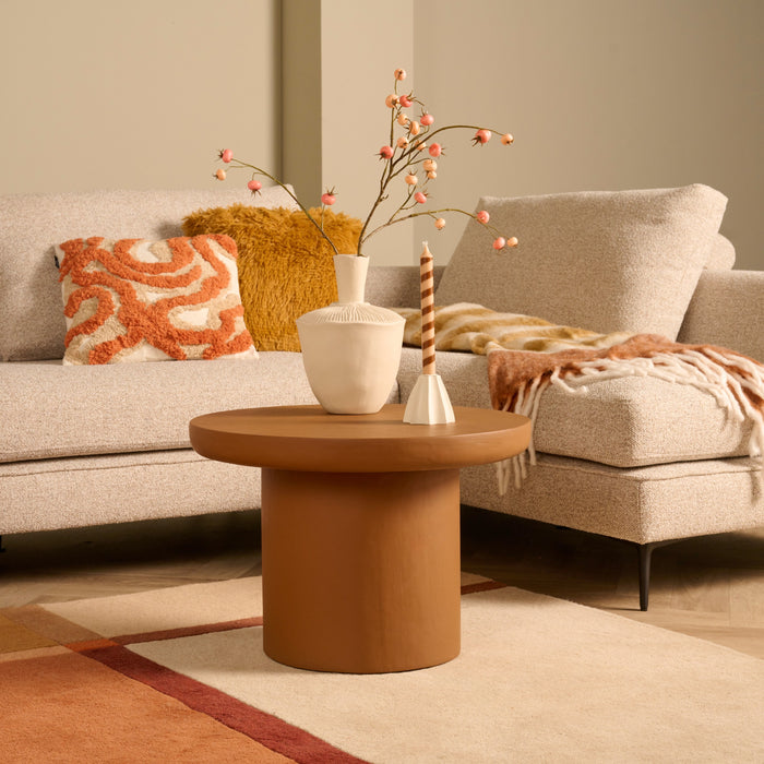 Bijzettafel Salzburg - Bruin - MDF - 60x41x60cm (BxHxD)