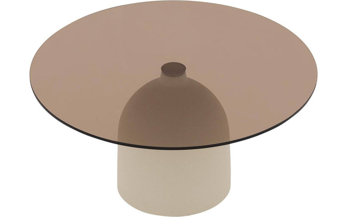 Goossens Salontafel Niva in Smoke glas