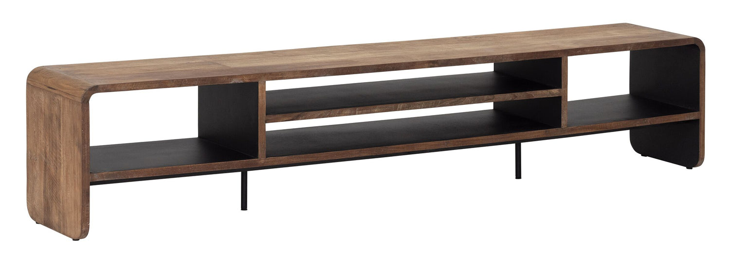 DTP Home TV stand Evo open extra large,45x225x35 cm, recycled teakwood