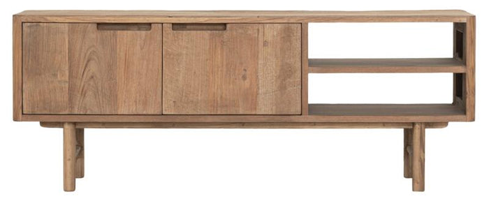 DTP Home TV stand Bliss No.2 small, 2 doors, 2 open racks,50x130x35...