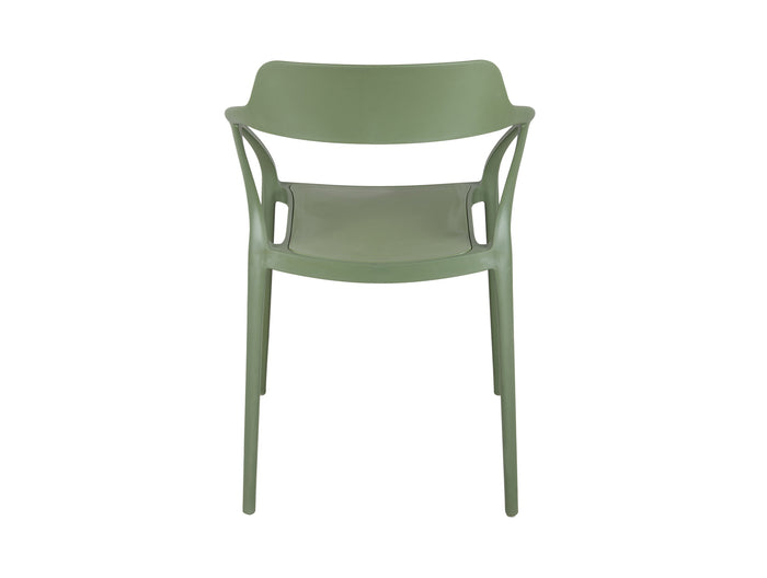 Leitmotiv - Eetkamerstoel Delicia - Luxury green