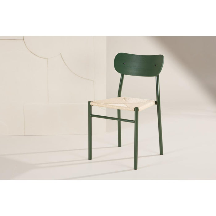 Svea - Weber eetkamerstoel - rattan - groen