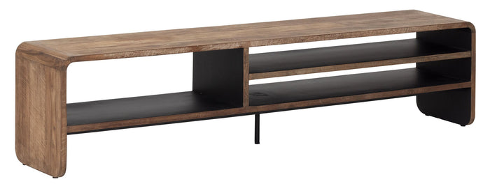 DTP Home TV stand Evo open large,45x190x35 cm, recycled teakwood