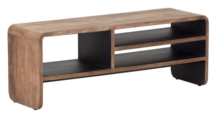 DTP Home TV stand Evo open small,45x120x35 cm, recycled teakwood