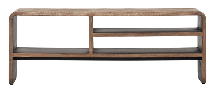 DTP Home TV stand Evo open small,45x120x35 cm, recycled teakwood