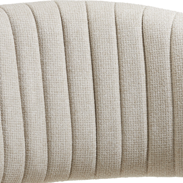 tectake® Eetkamerstoel Bedano, gestoffeerd, geweven stof, 150 kg