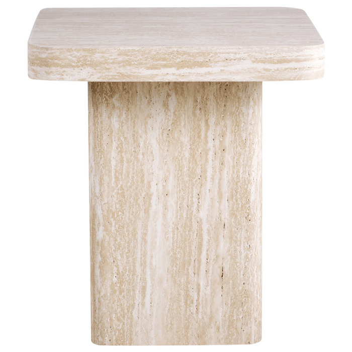 Beliani - DUSON - Bijzettafel - Beige - MDF