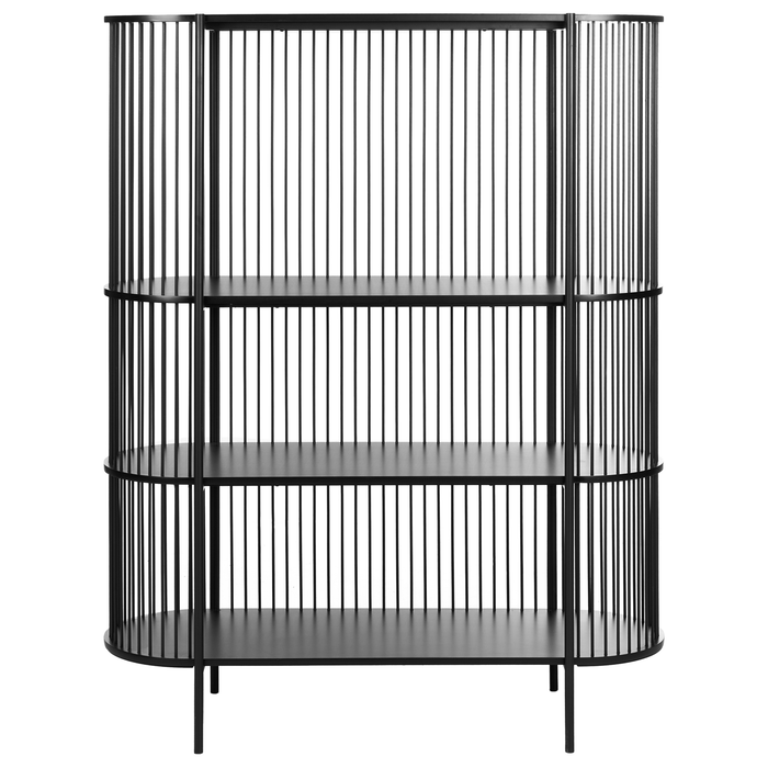 Beliani - BIRSON - Opbergkast 3 planken - Zwart - MDF