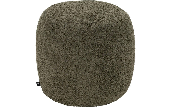 Goossens Poef Lizz in boucle mosgroen