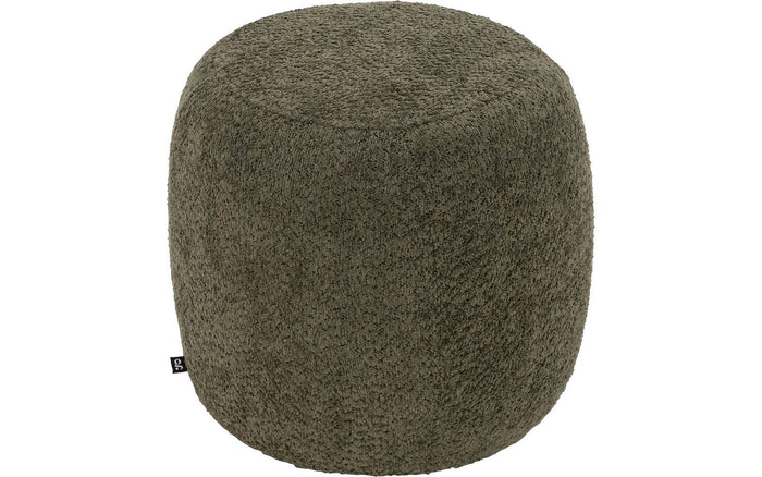 Goossens Poef Lizz in boucle mosgroen