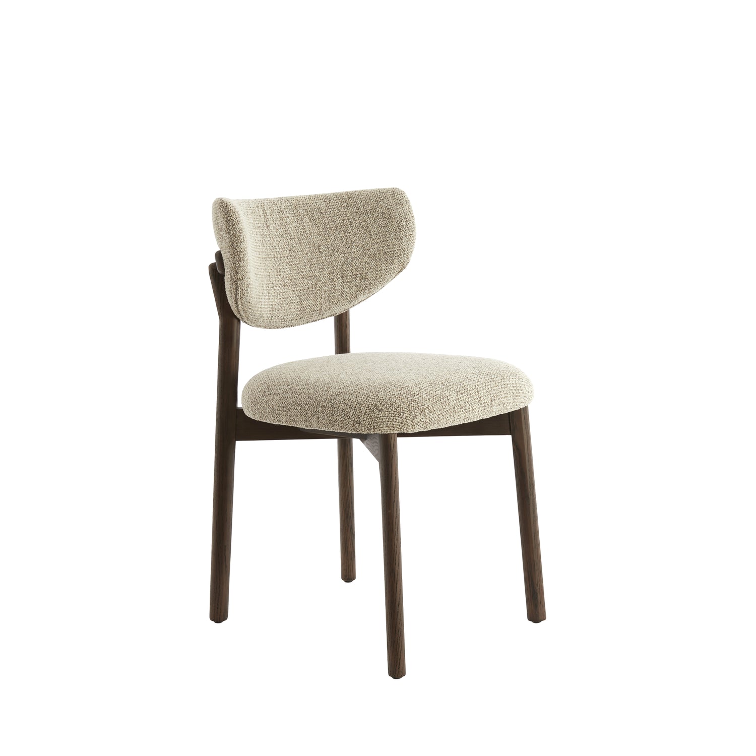 Light&living Eetkamerstoel 54,5x51x80,5 cm TROSA hout d bruin+crème...