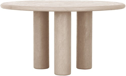DTP Home Dining table Clio round 140 SAND,76xØ140 cm, mortex