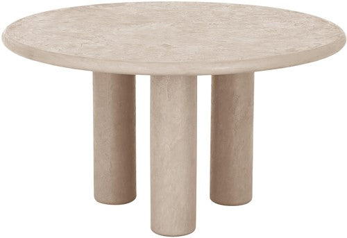 DTP Home Dining table Clio round 140 SAND,76xØ140 cm, mortex