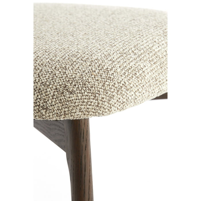 Light&living Eetkamerstoel 54,5x51x80,5 cm TROSA hout d bruin+crème...