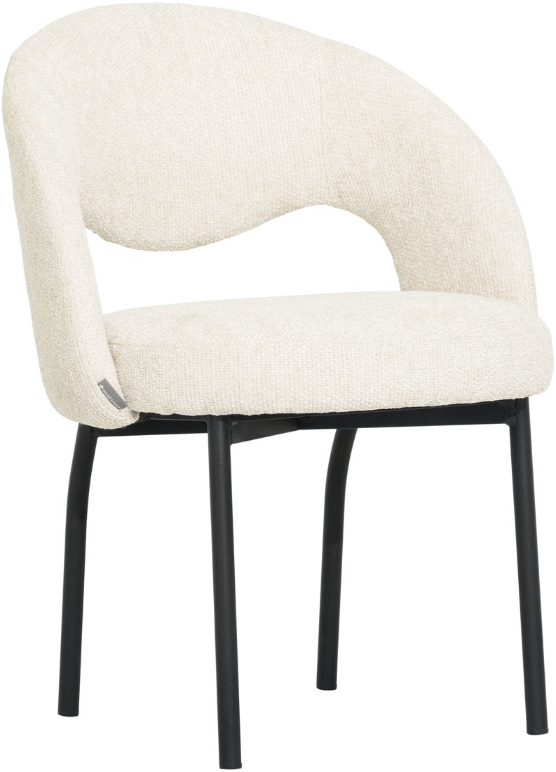 MUST Living Dining chair Arca,86x61x61 cm, glossy natural