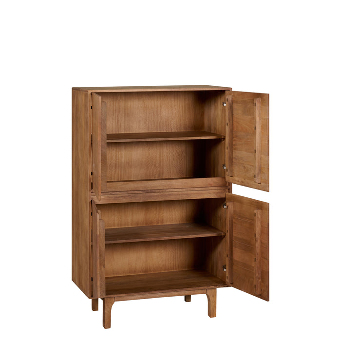 Wandkast Sines - Bruin|Hout - Mango - Mangohout