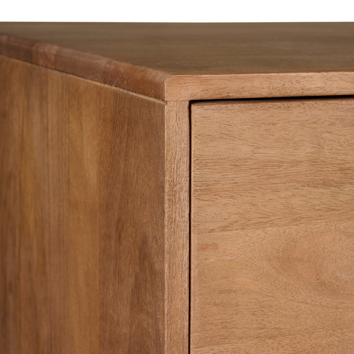 Wandkast Sines - Bruin|Hout - Mango - Mangohout